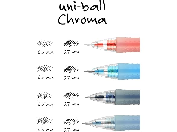 Uniball Chroma Mechanical Pencils 4 Pack