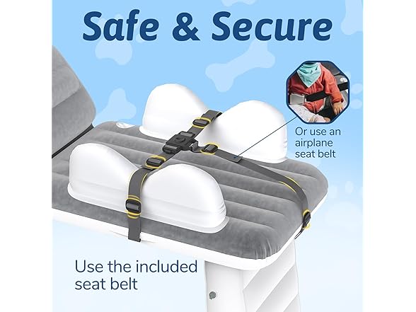 Omzer Inflatable Toddler Airplane Bed