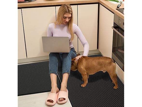 Demiwise Kitchen Mats Cushioned Anti Fatigue, 2PCS 