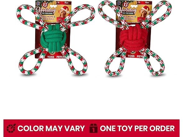 Bow Wow Pet Knotted Butterfly Rope Dog Tug