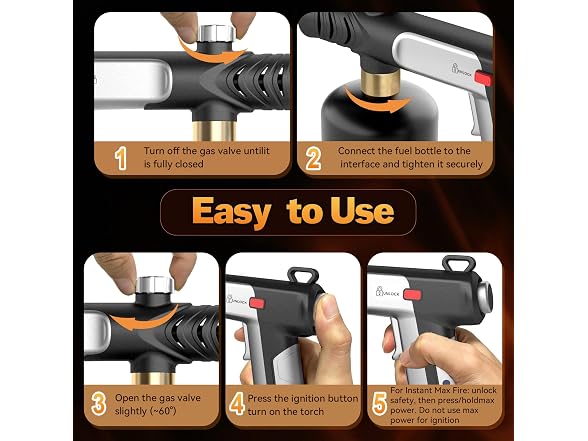 Zonixzz Propane Torch Black