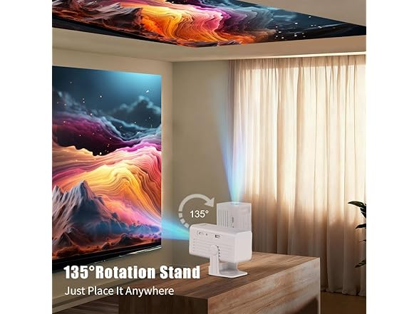 XENPONAD 4K Supported Mini Projector