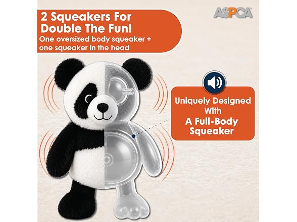 ASPCA ASPCA Plush Squeaky Dog Toy for Small