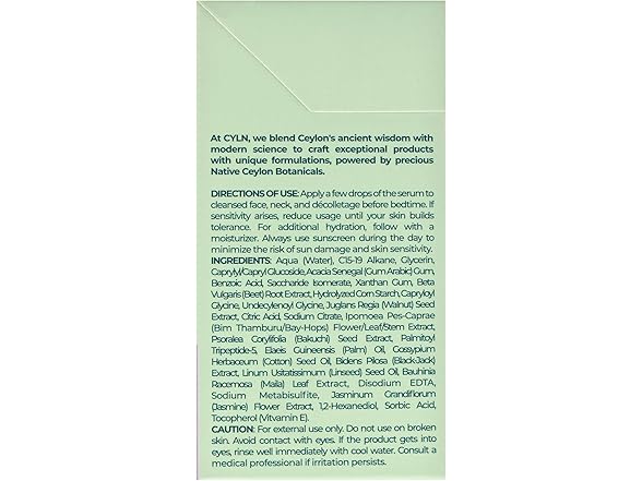 Bakuchiol Age Defying Serum by CYLN for Women 