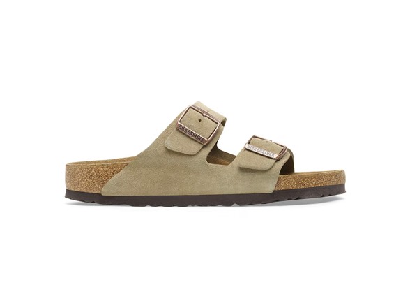 Birkenstock Unisex Arizona Suede Taupe