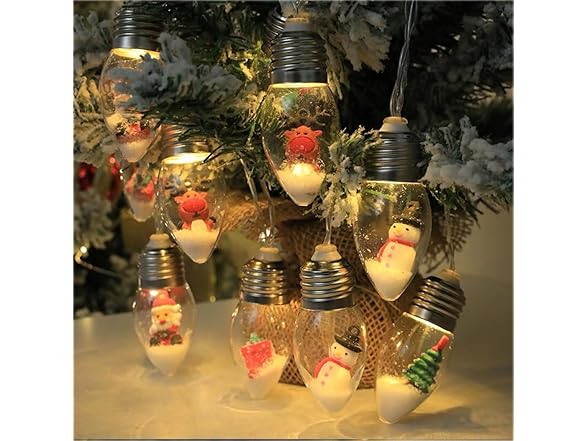 ASKJDT 10 Bulbs Christmas Decor