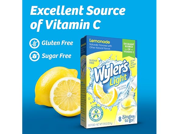 Wyler's Light Singles Water Drink Mix