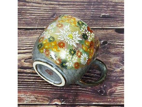 Kutani Porcelain Yaki(ware) Coffee Mug