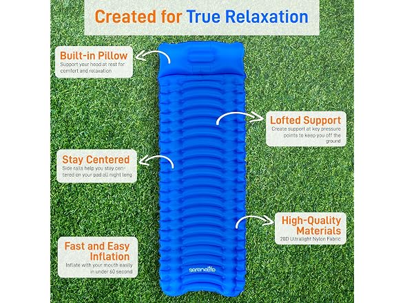 Backpacking Air Mattress Sleeping Pad