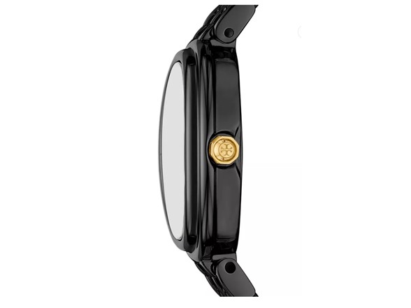Tory Burch Women's The Oval Black Analogue Watch