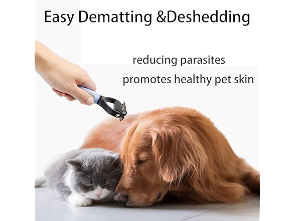 Reayeaxn Pet Grooming Rake - Double-Sided