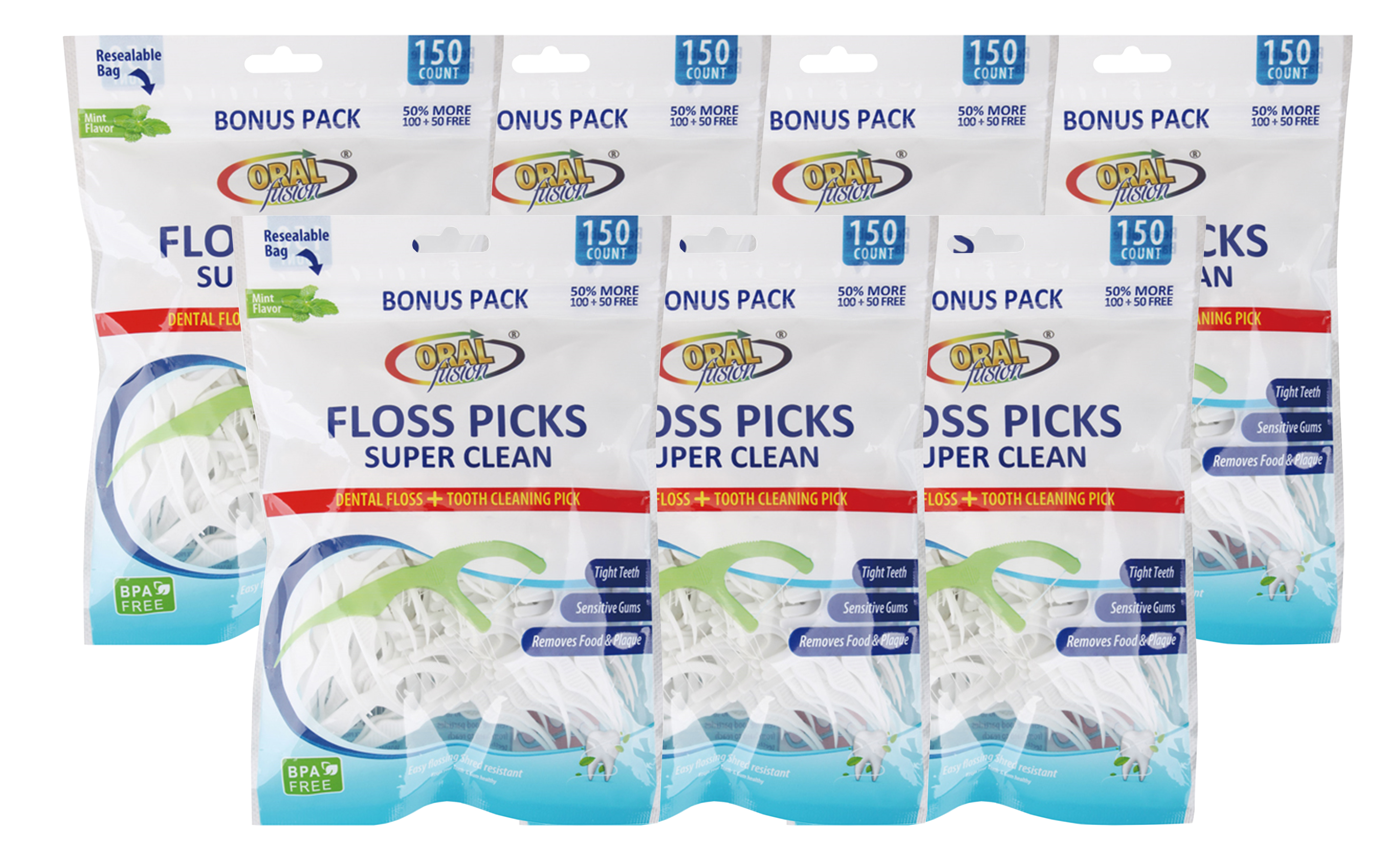 Multi Pack Super Clean Floss Picks - Gallery 15