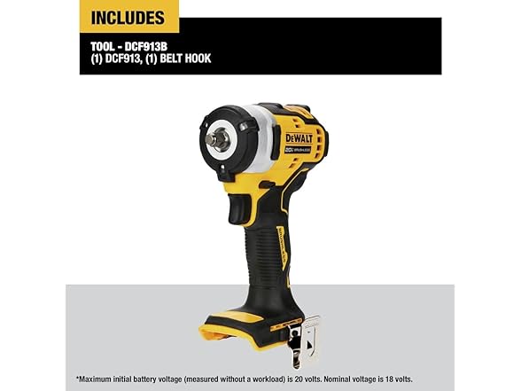 DEWALT DCF913B 20V MAX* 3/8 in. Impact Wrench