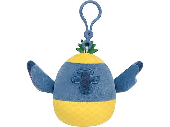 Squishmallows 3.5in Stitch and Pineapple Stitch Clip 2Pk