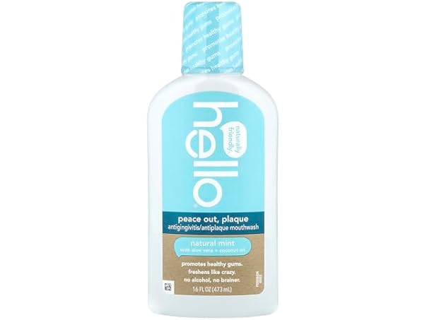 $5.99, Was $43.8912, 86% Off! Hello Antigingivitis Mouthwash Natural Mint dealfomo
