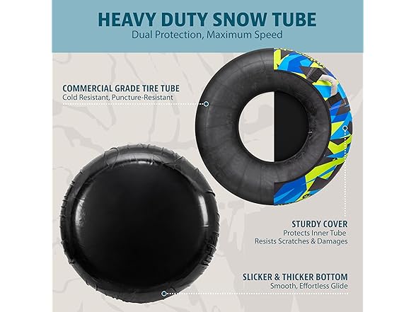 Yukon 46” Heavy-Duty Snow Tube 7+
