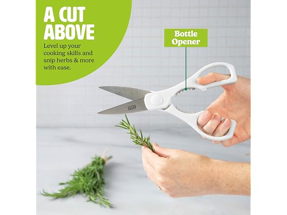 Tasty Kitchen Knife Set with Block White