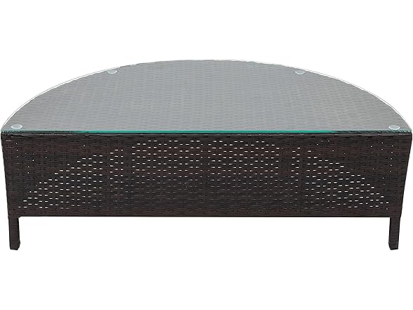 Merax 5 Pieces All-WeatherRattan Wicker Sofa Set