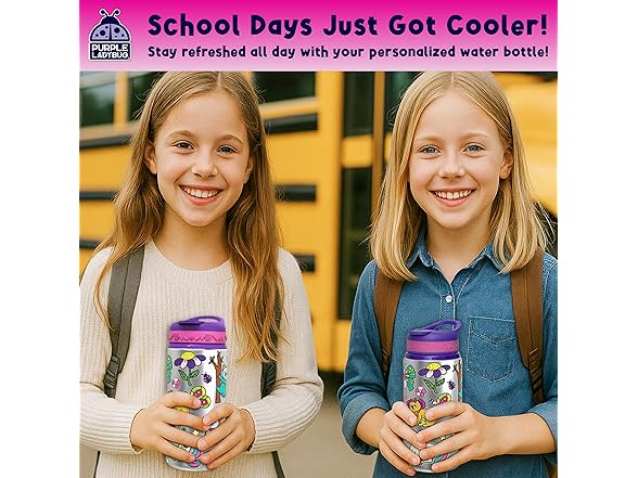 Decorate Your Own Water Bottle 2-Pack