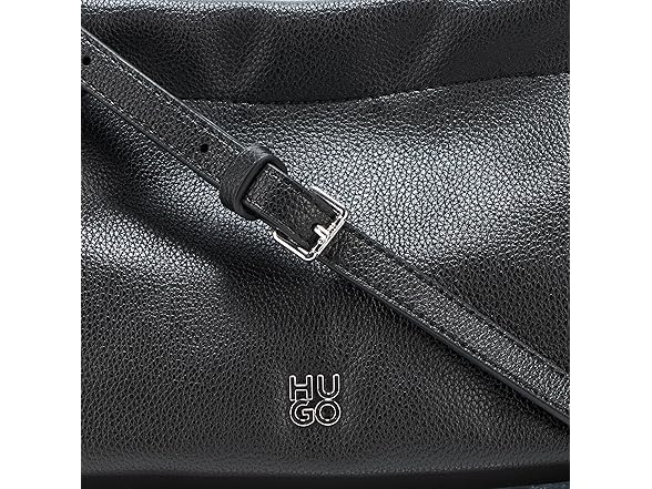 HUGO Stacked Logo Mini Bucket Crossbody Bag