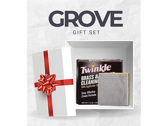 GROVE Twinkle Brass Cleaner 4.4 oz Cream