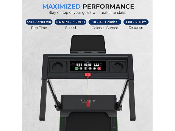 SereneLife Foldable Treadmill 2.5HP