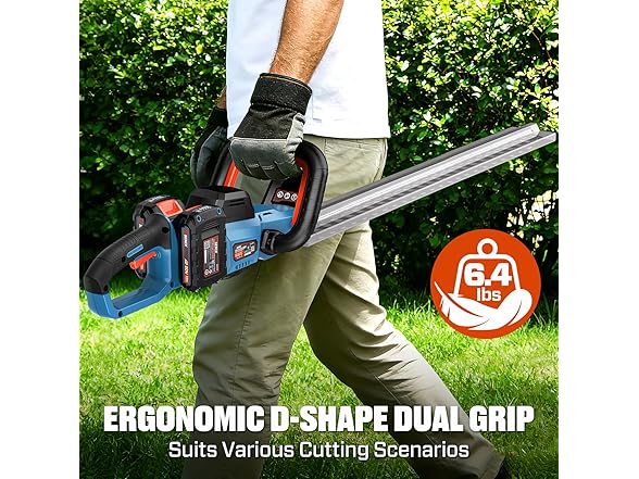SENIX 40V Max 24-Inch Cordless Hedge Trimmer