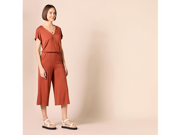 Amazon Essentials Women Short-sleeve Jumpsuit