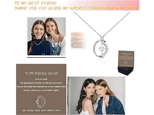 Someki Badass Squad Necklace for Women