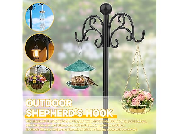 COZEER 2 In 1 Garden Hose Holder