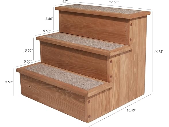 zoovilla Yorkshire Pet Step with Storage