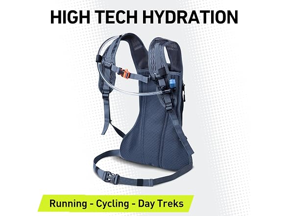 Vibrelli 2L Hydration Water Bladder, Black