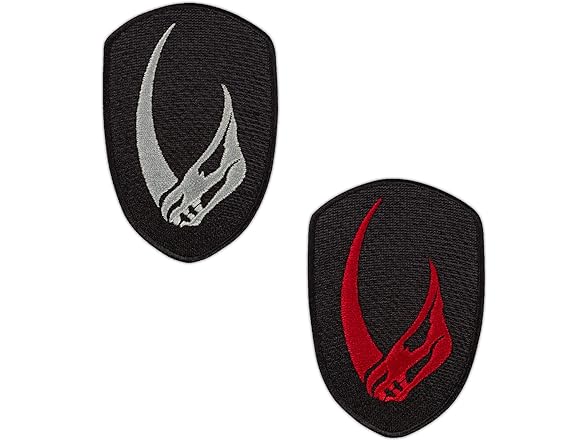 Gray Rhino Skull Embroidered Patch