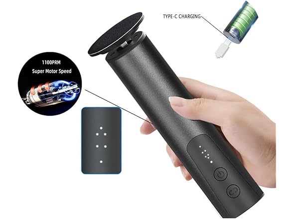 Electric Callus Remover w/Nail File