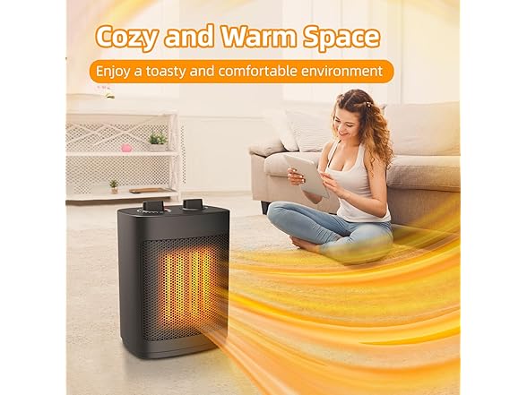 WEWARM 1500W Small Portable Space Heater
