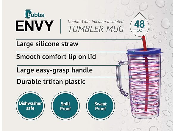 Bubba Envy Travel Thermal Mug, 48 Ounces