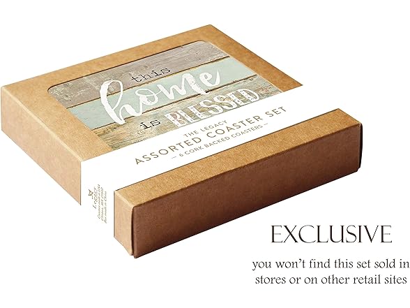 Marla Rae Cork-Backed Coaster Set