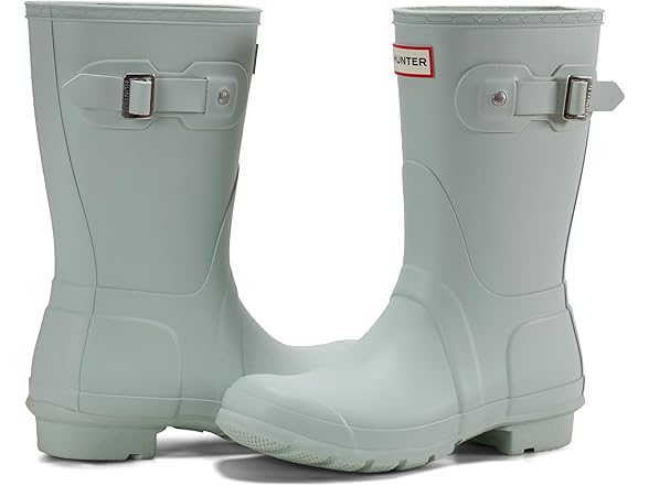 Hunter Women's Short Rain Boots (Light Green)