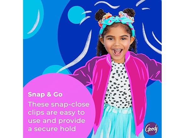 Goody Kids Mini Epoxy Contour Snap Clips