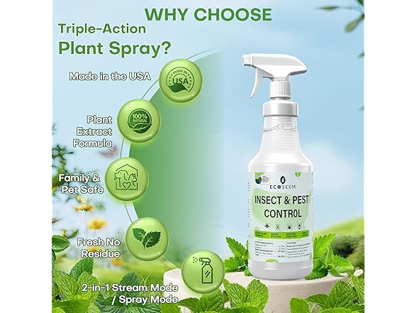 Ecoseem Peppermint Oil Spray for Bugs