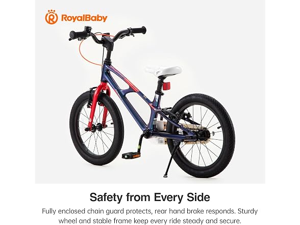 RoyalBaby Kids Bike, 16 Inch, Blue