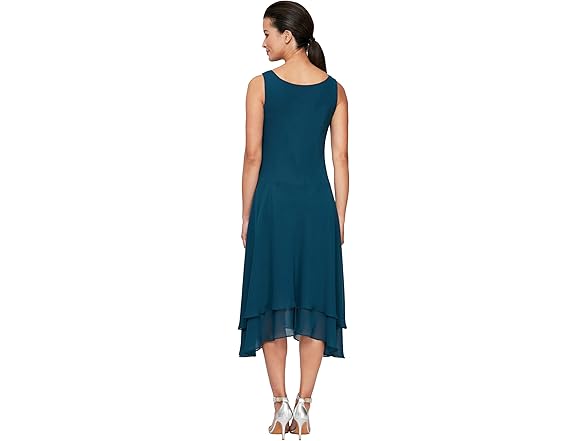 S.L. Fashions Teal Dress (16)