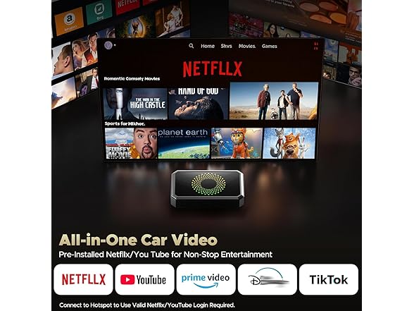 TOGUARDGO 3-in-1 Wireless Carplay Adapter