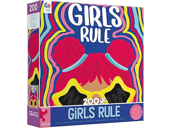 Ceaco - Girls Rule - 200 Piece Jigsaw Puzzle