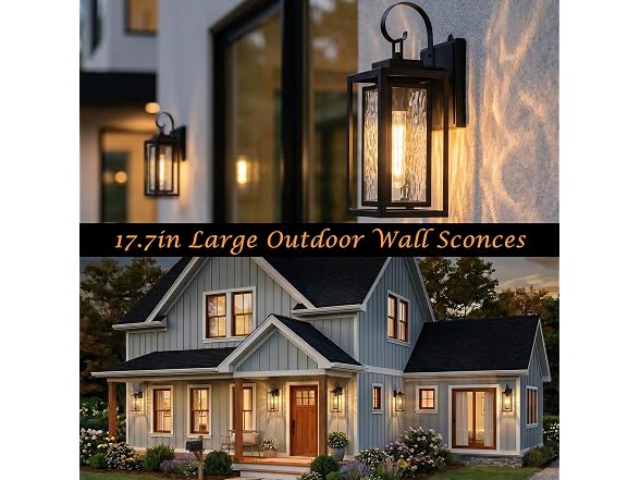 BesLowe 17in Large Dusk to Dawn Light