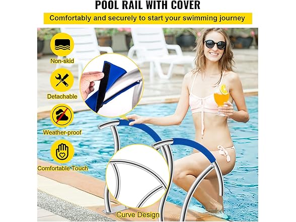 VEVOR Pool Handrail