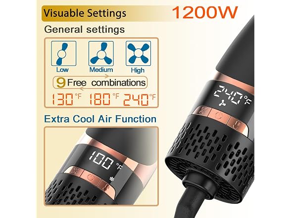 Nicebay Hair Blow Dryer Brush