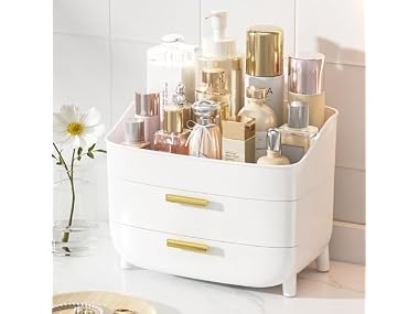 $9.99, Was $19.99, 50% Off! Vtopmart 3-Tier Skincare Makeup Organizer dealfomo