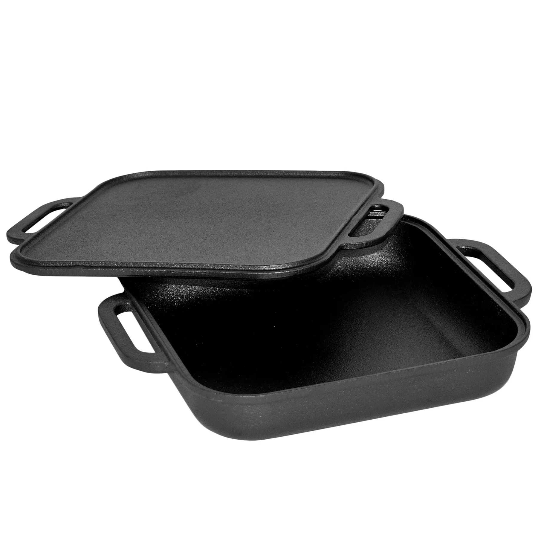 Jim Beam Cast Iron Skillet Griddle Set - Gallery 6