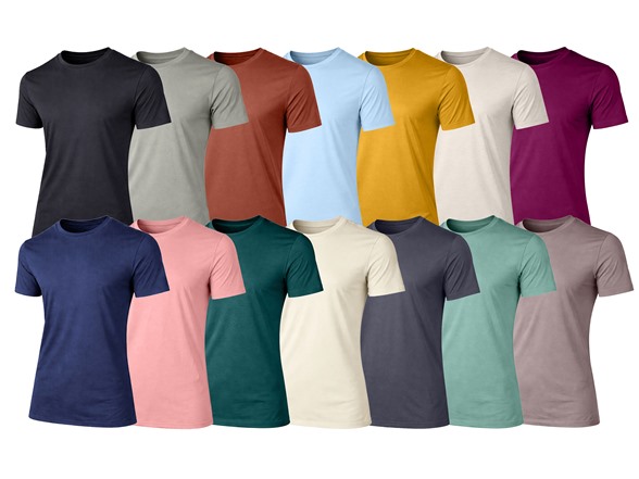 4Pk Mens S/S Fashion Rayon Tees